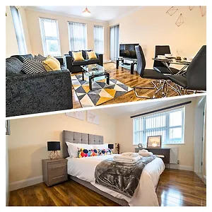 Heathrow Rare Find 2 Bedroom Plus 2 Bathroom Flat - Sleeps 6- Free Parking- Close To Heathrow Terminals-quiet Development Stanwell